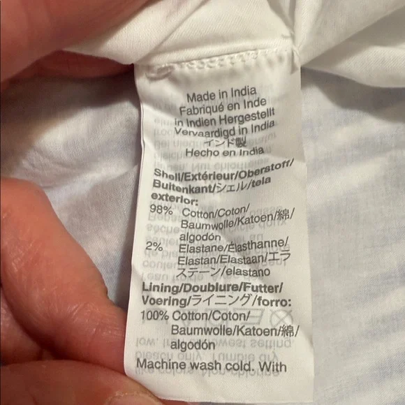 J. Crew Factory Blue and White Striped Midi Dress - Picture 4 of 4